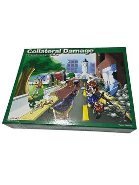 Collateral Damage Anime Board Game Complete Set 2004 Strategy Family Fun